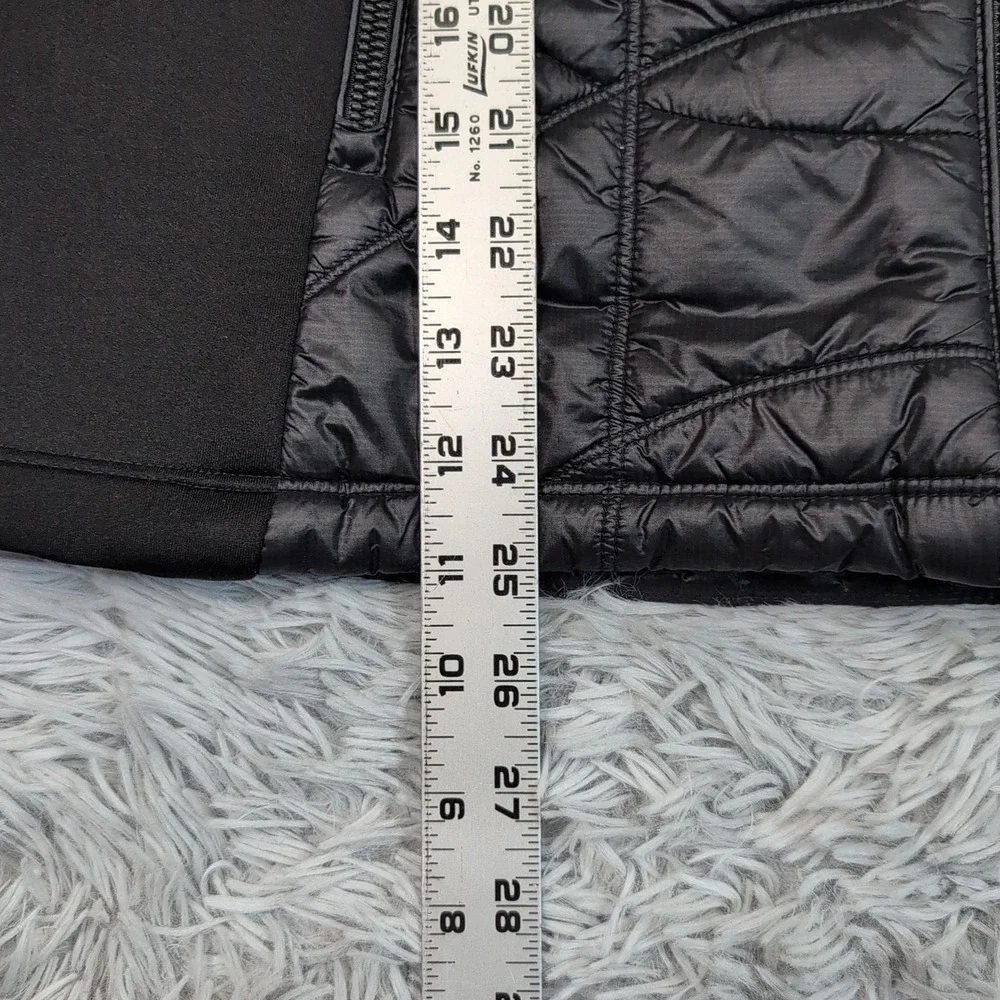 Michael Kors Vest Womens M Black‎ Removable Hood Gorpcore Comfy Zip Up Pockets